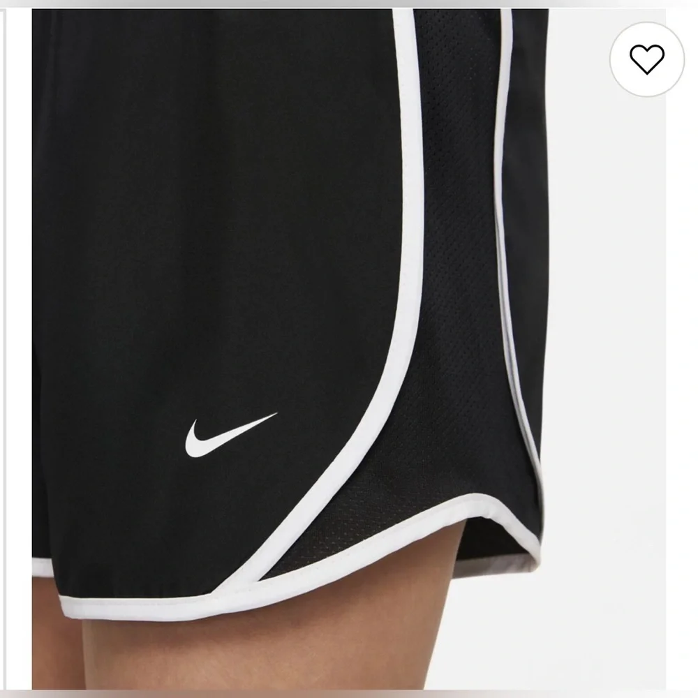Nike Dri-FIT Tempo Shorts Girls XL Black Running Athletic Lined Activewear